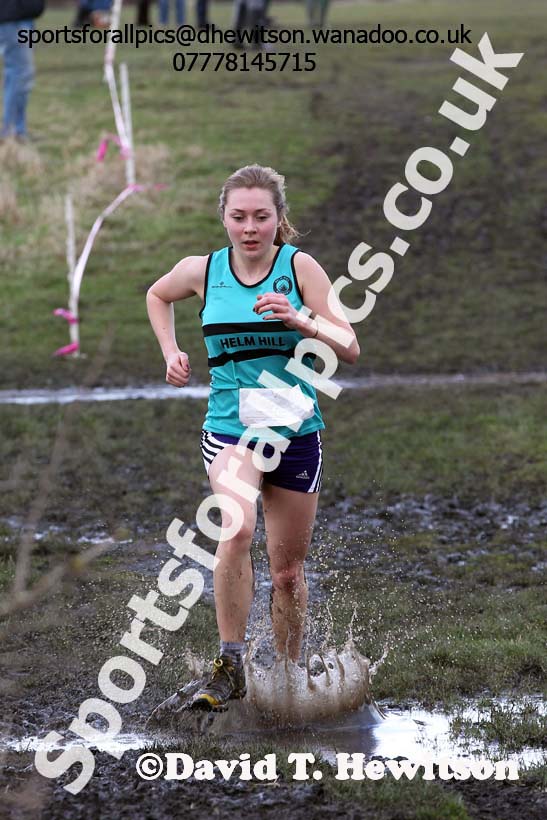 Under-17 and under-20 women Lauren Munro-Bennett (Helm Hill) NEHL, Wrekenton. Photo: David T. Hewitson/Sports for All Pics